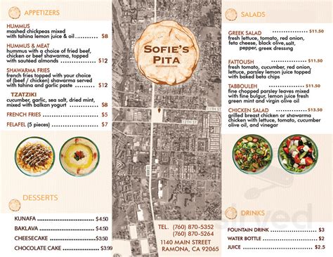 Sofie's pita menu  Sofie's Pita is closed for delivery ASAP